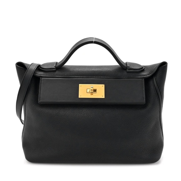 HERMES TOGO SWIFT 24 24 29 BLACK - Picture 2 of 15